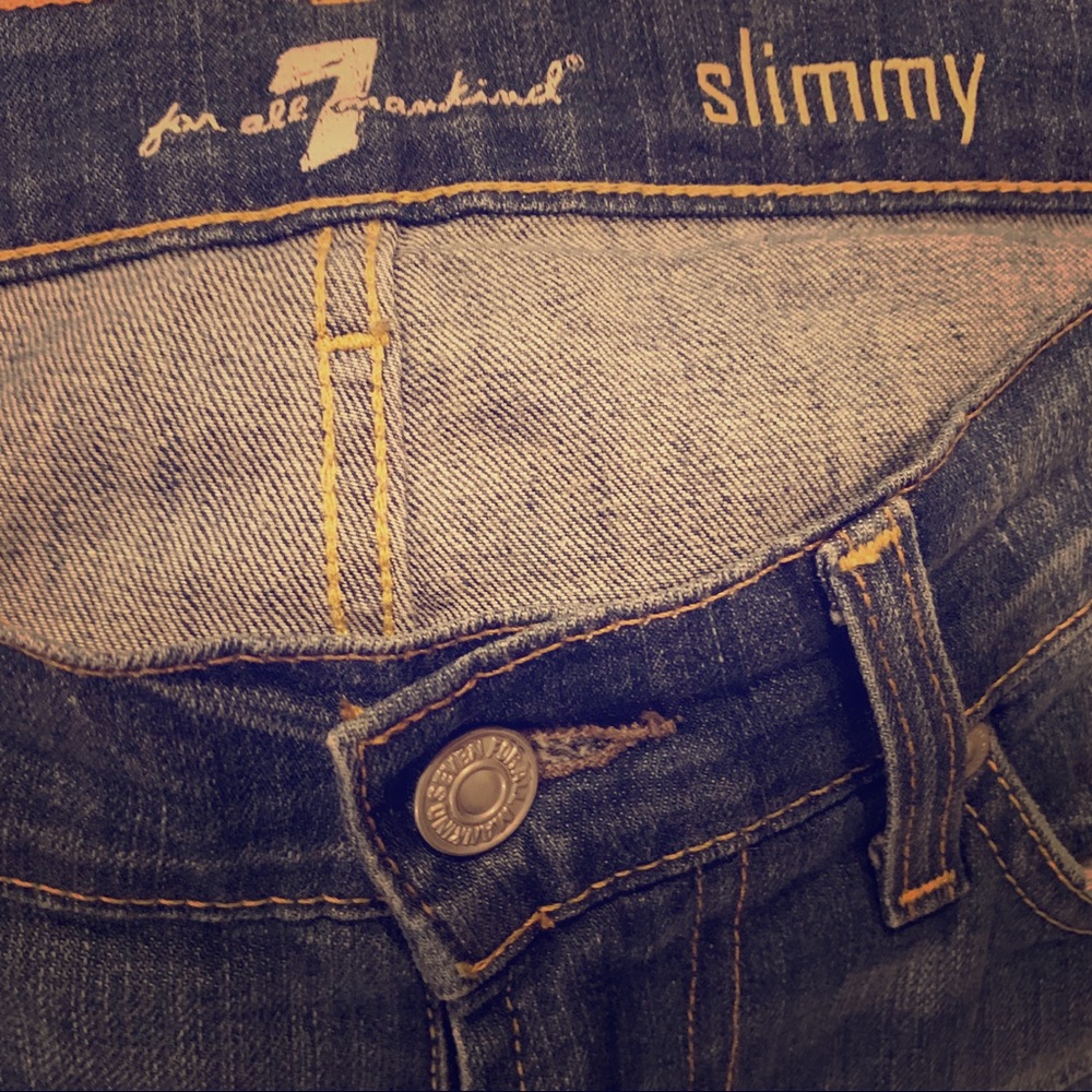 7 For All Mankind Slimmy Jeans Sz 30
